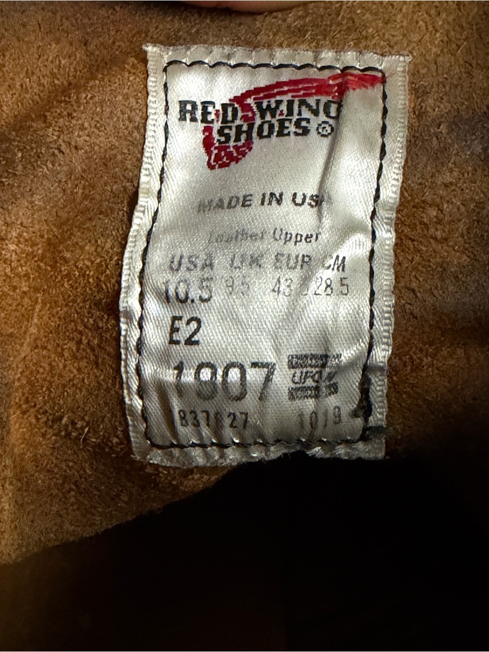 Red Wing Shoes Heritage 1907 Moc Toe 10.5 E2
